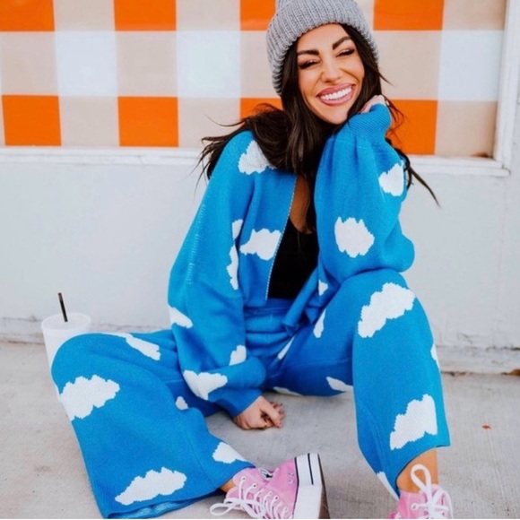 Dressed in LALA Pants - Dressed in Lala Oversized Cloud Cardigan + Pant Set